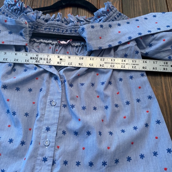 Parker Spade Off the shoulder Blouse S - Picture 5 of 8